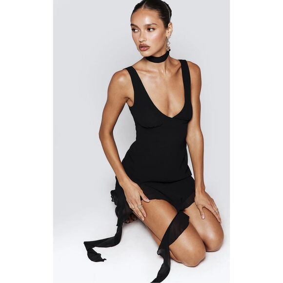 Princess Polly Black Mini Dress - Picture 8 of 8